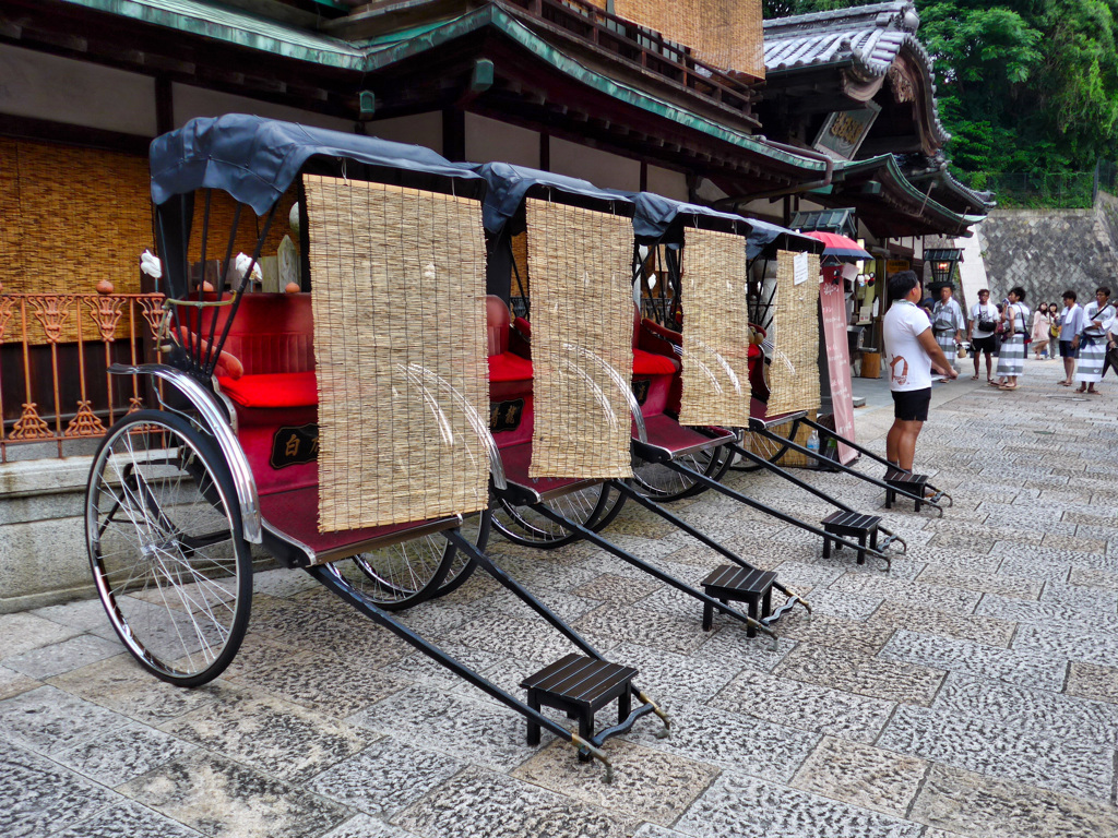 道後温泉　人力車