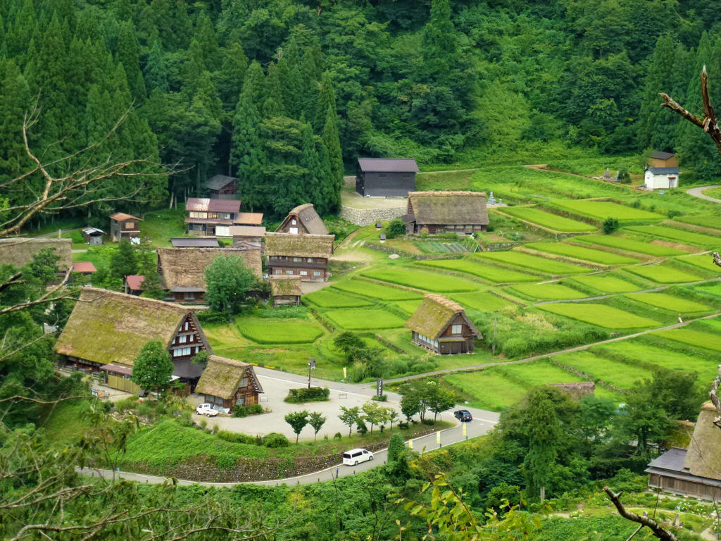 白川郷　from　白山スーパー林道