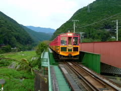 嵯峨野のトロッコ列車　１