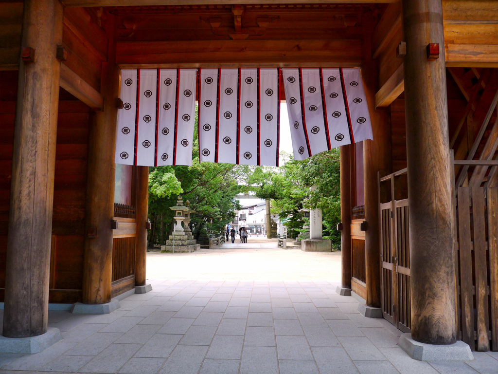 大三島　大山祇神社 帰り道