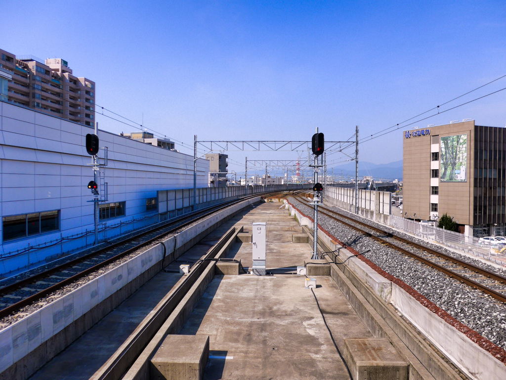 えちぜん鉄道　福井駅　@新幹線高架上暫定 part2