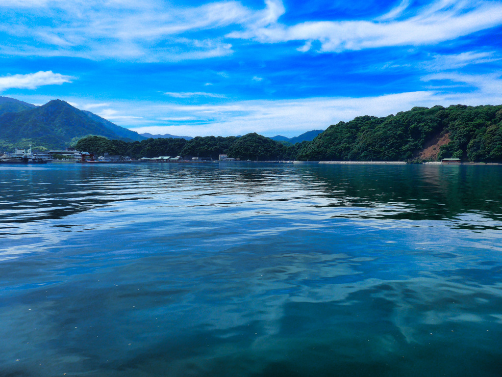 大三島　宮浦の港