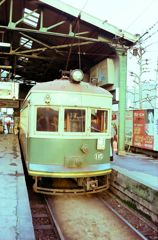 ポール電車時代の嵐電