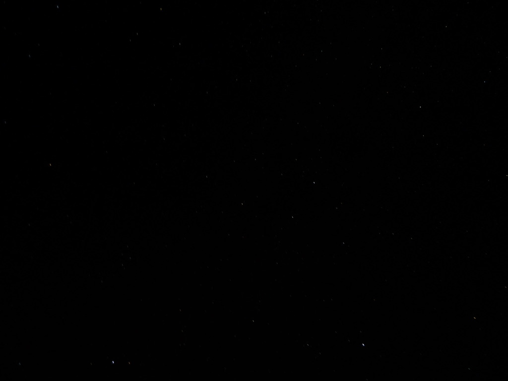 星空　加工前　（参考写真）