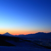 南アルプスの夜明け