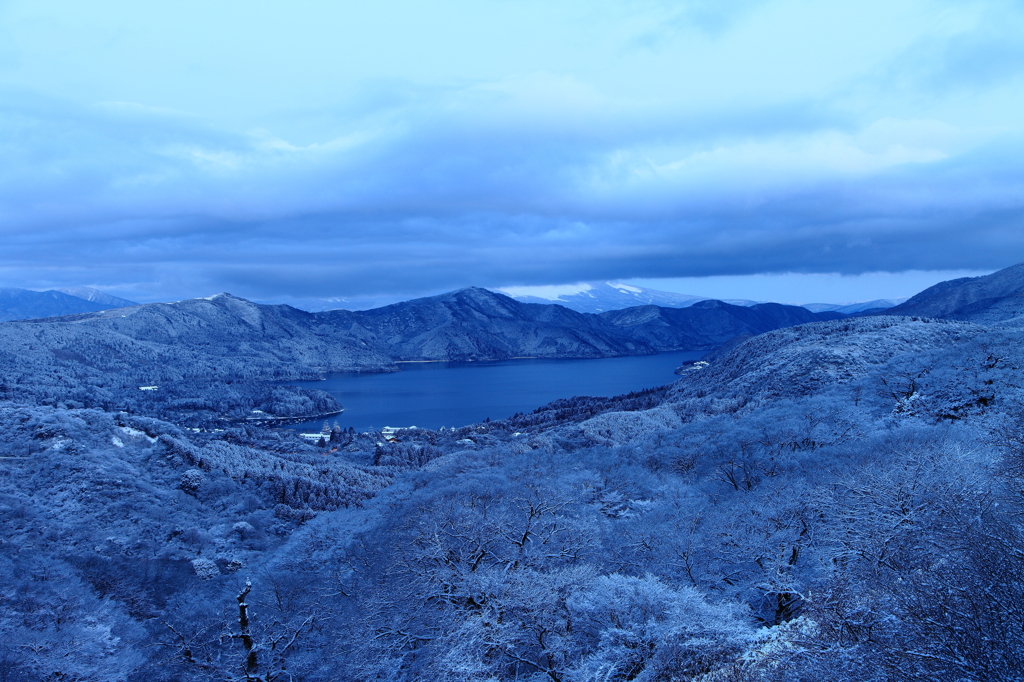 箱根大観山の樹氷