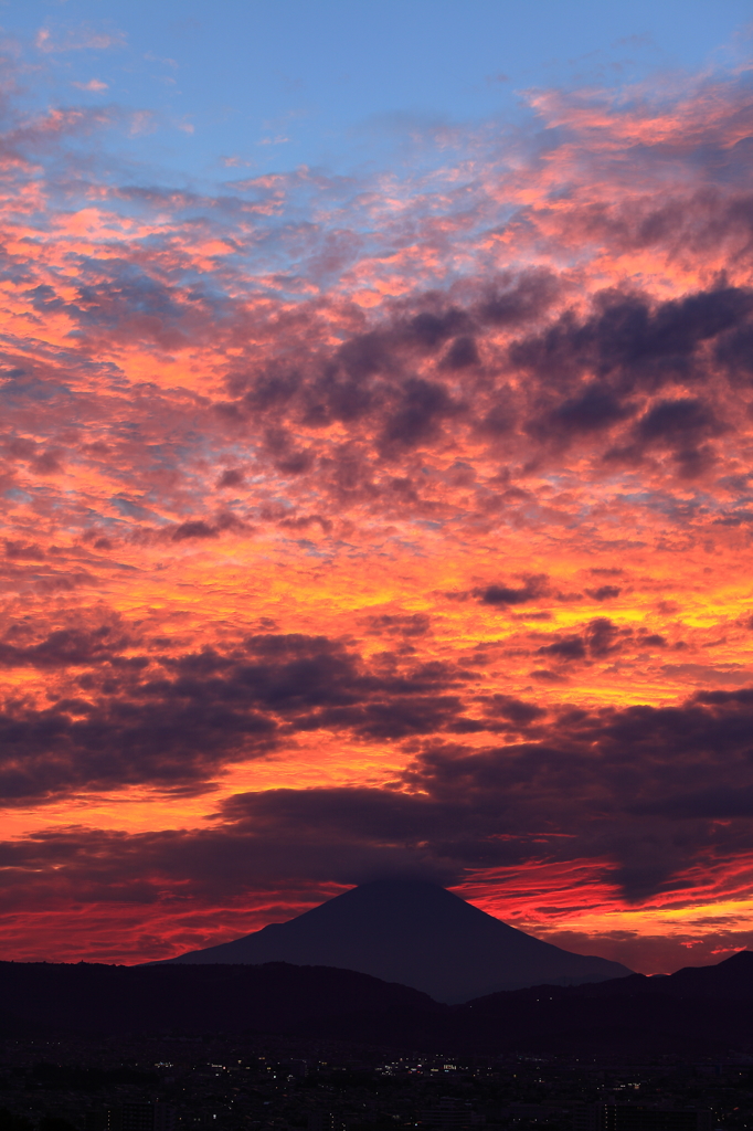 燃える空