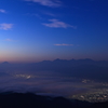 高ボッチ高原の夜明け