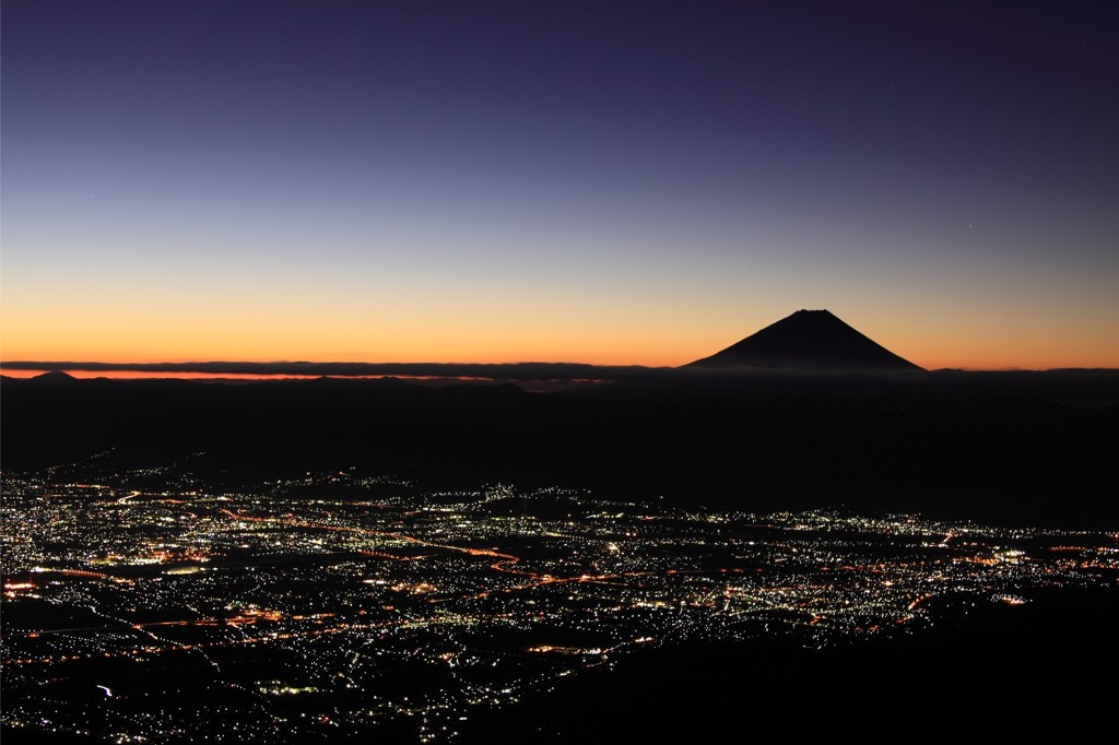 甘利山夜景