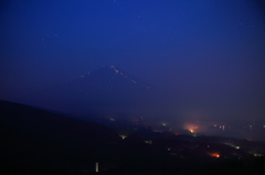 富士山の人文字