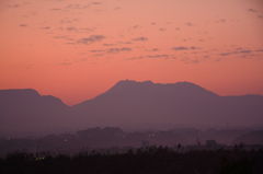 雲仙岳のあけぼの