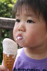 あっ！！アイスが．．．