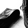 a pair of sneakers.