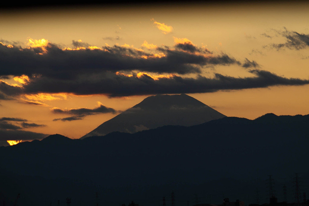 富士山（その日の夕方…）