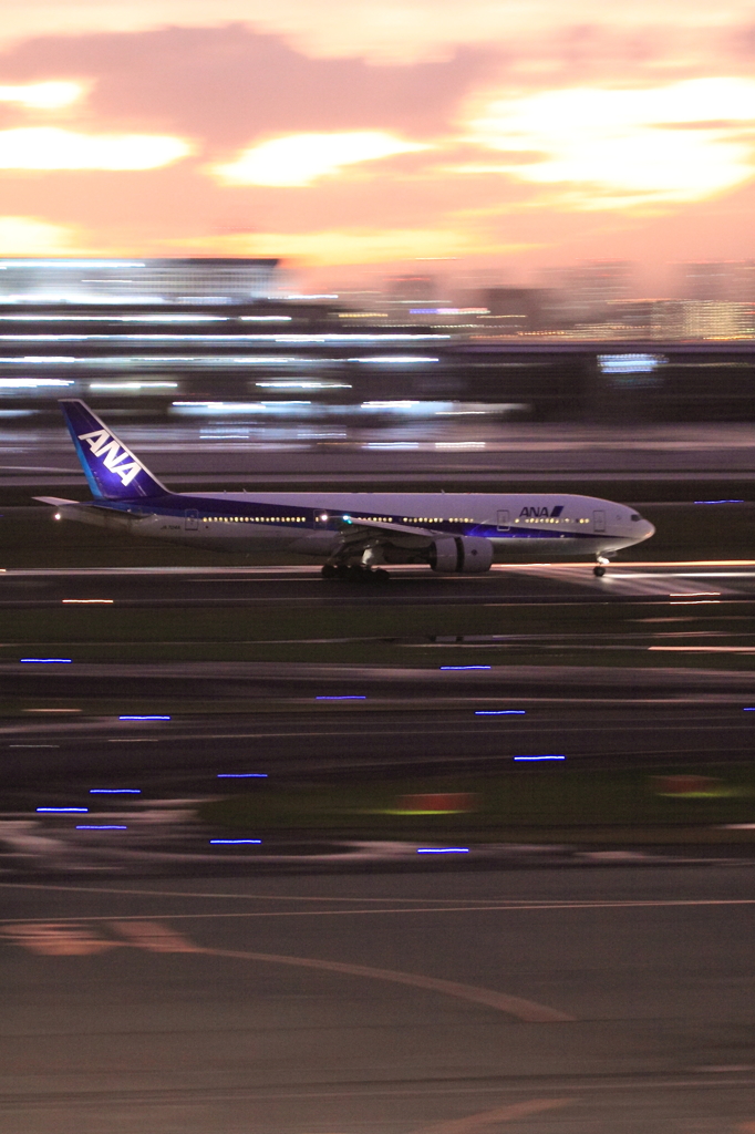 夕暮れのLanding 