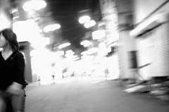 夜の光