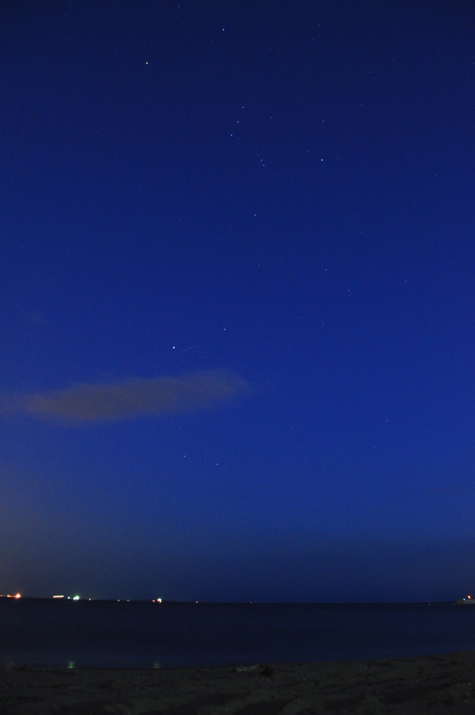 蒼空と海とオリオン