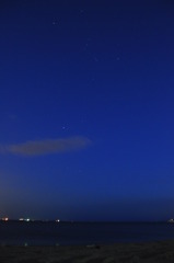 蒼空と海とオリオン