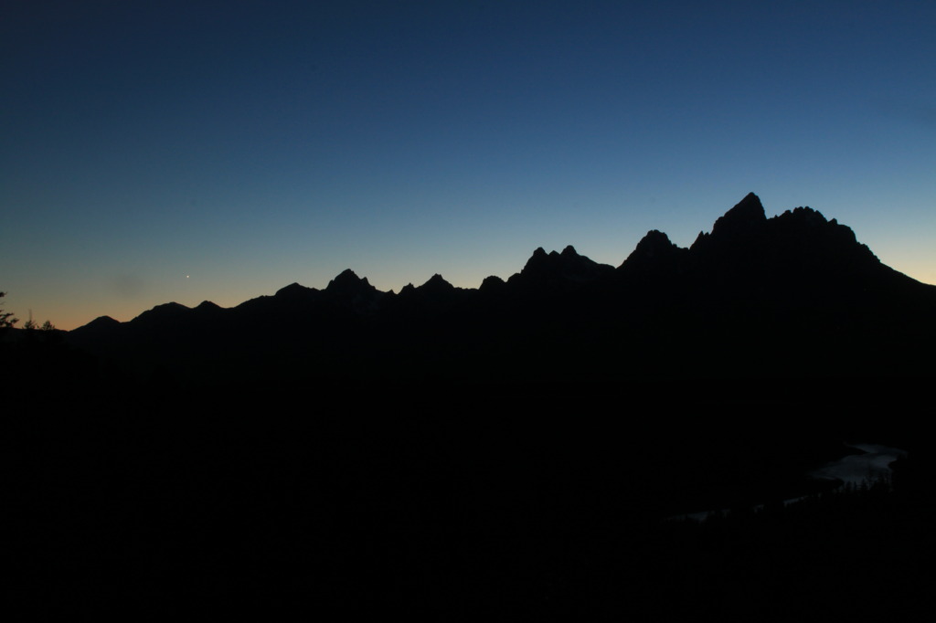 Evening Tetons