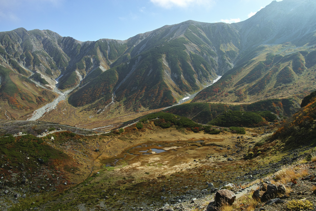 紅葉を求めて　立山～血の池周辺