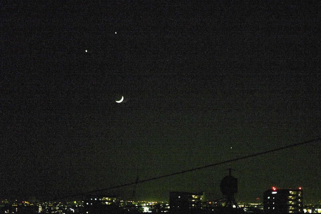 夜空の笑顔
