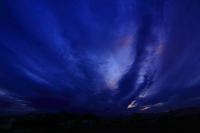 我が家からの夕焼け