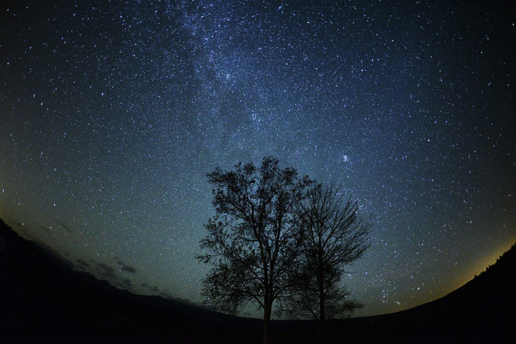 新月には星を眺めよう。