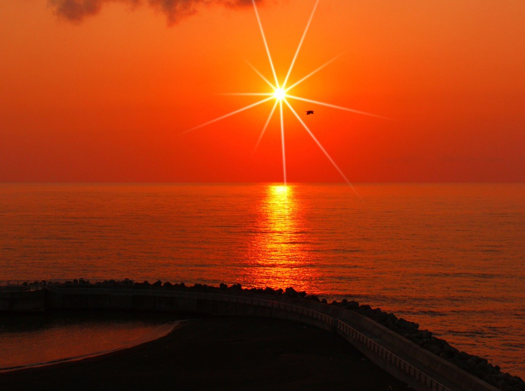 夕日がキラ☆リン～～
