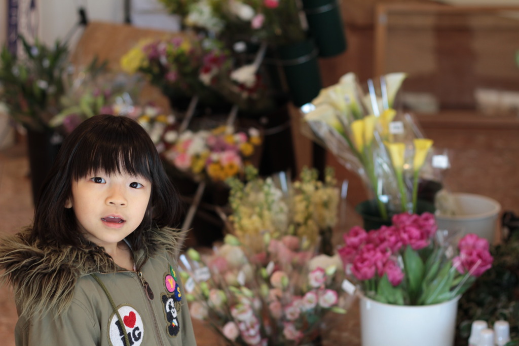 お花たちと　