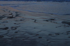朝の浜辺