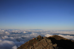 羊蹄山山頂付近から