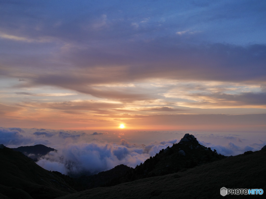 屋久島 宮之浦岳からの朝日