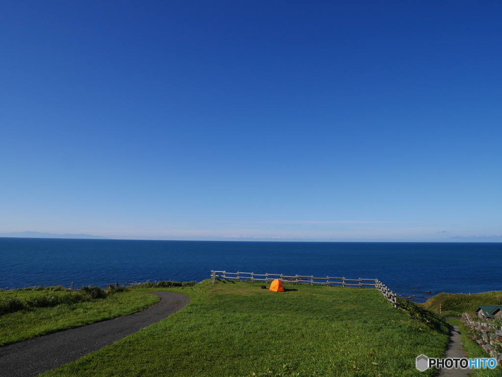 焼尻島 白浜キャンプ場