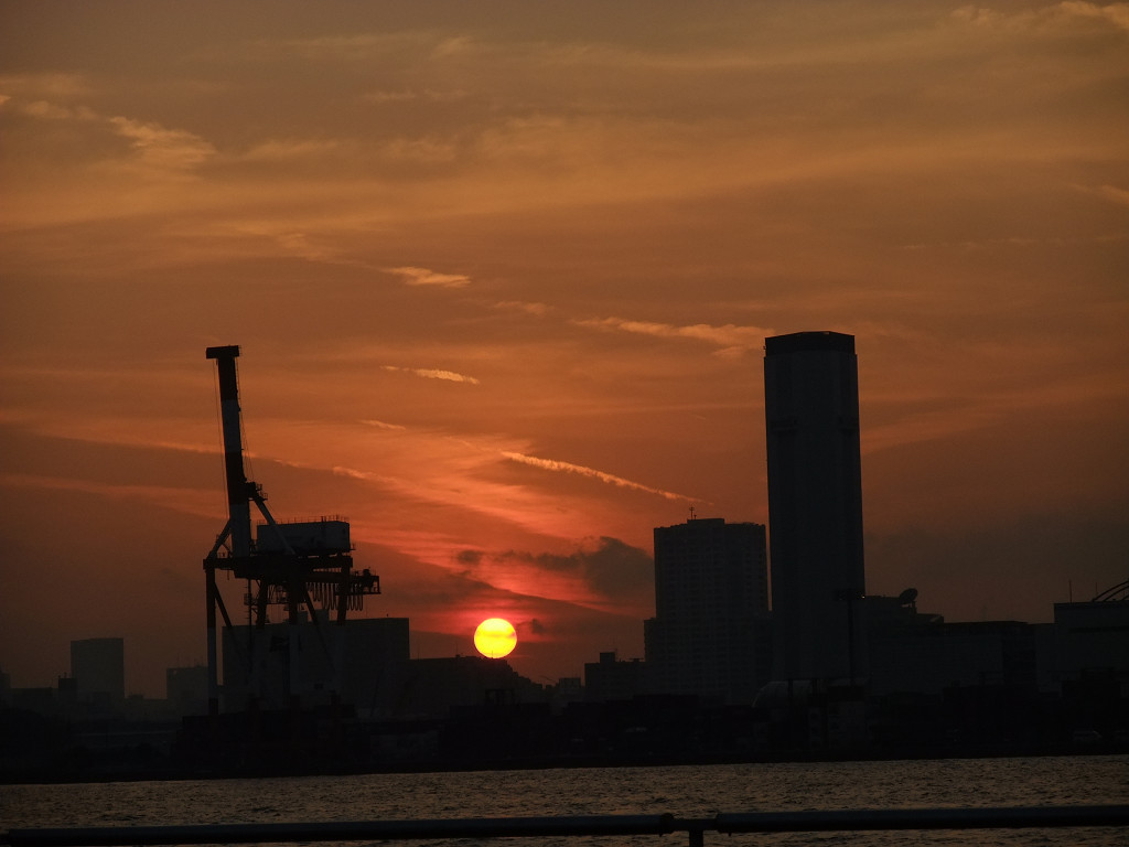 台場の夕景