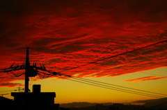 紅の夕刻