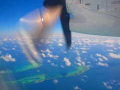 上空から撮影したグレートバリアリーフ