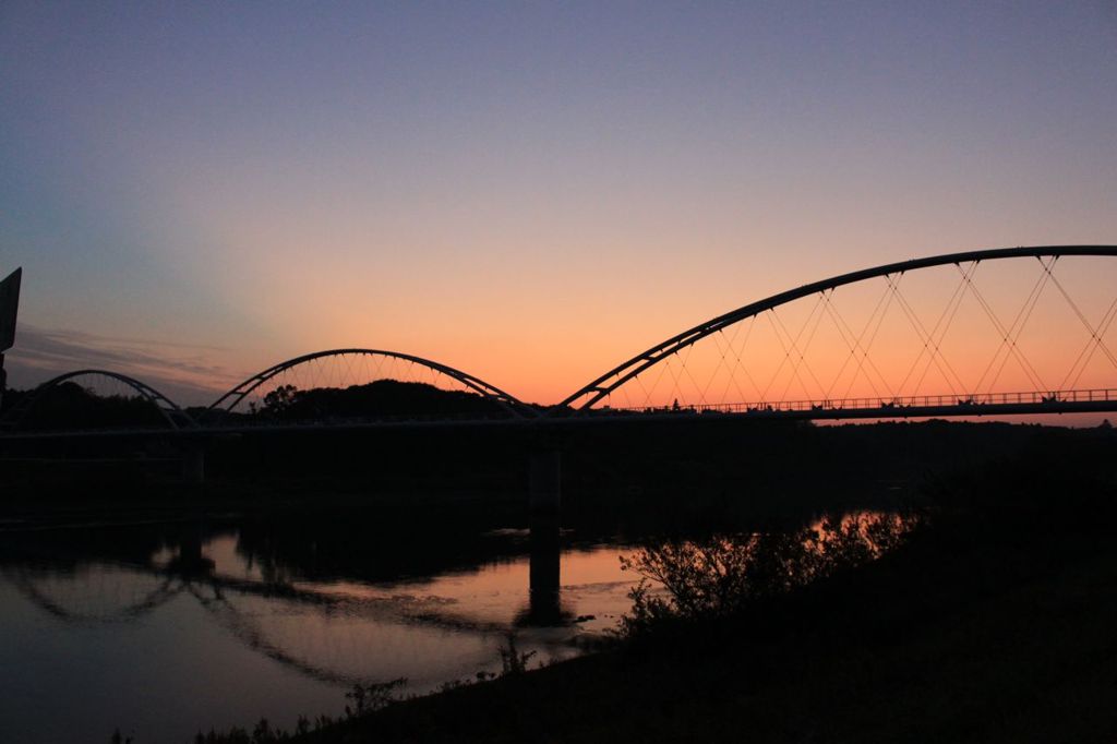 ジョギングコースの夕暮れ（１）