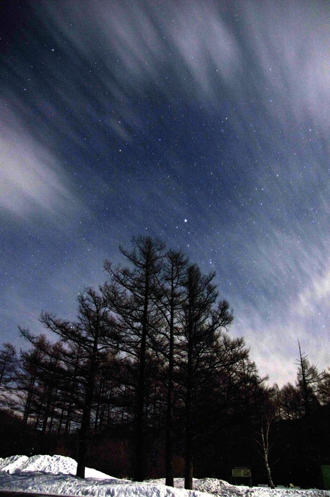 戦場ヶ原の星空