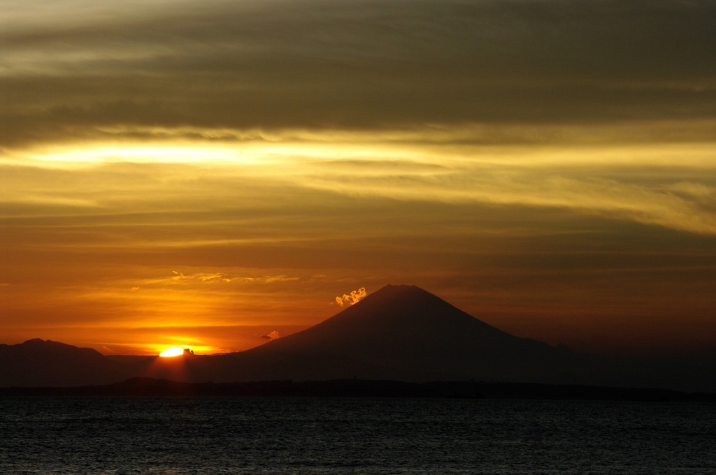 Silhouette　Mt.FUJI