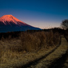 富士の夕景