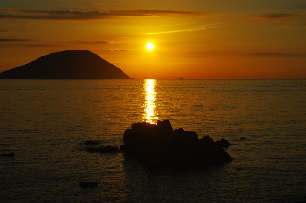 志賀島　夕景１