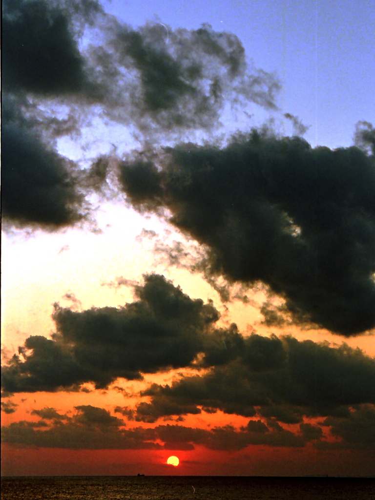 糸島の夕日