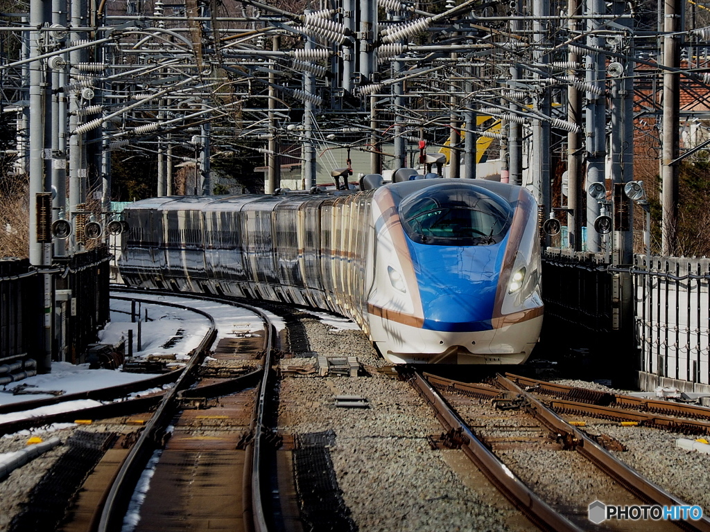 冬の軽井沢駅