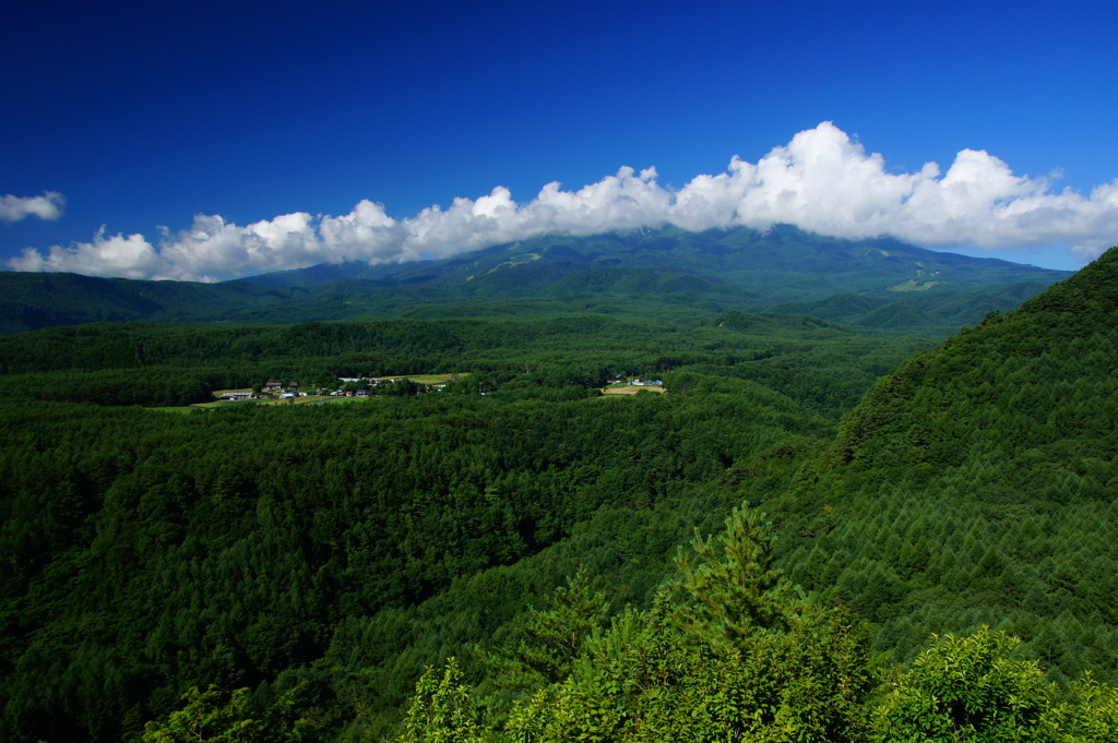 九蔵峠より