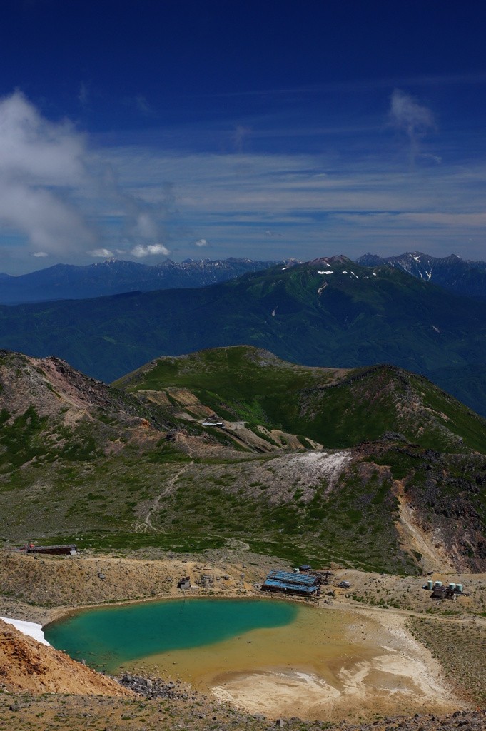 霊峰　御岳山の頂