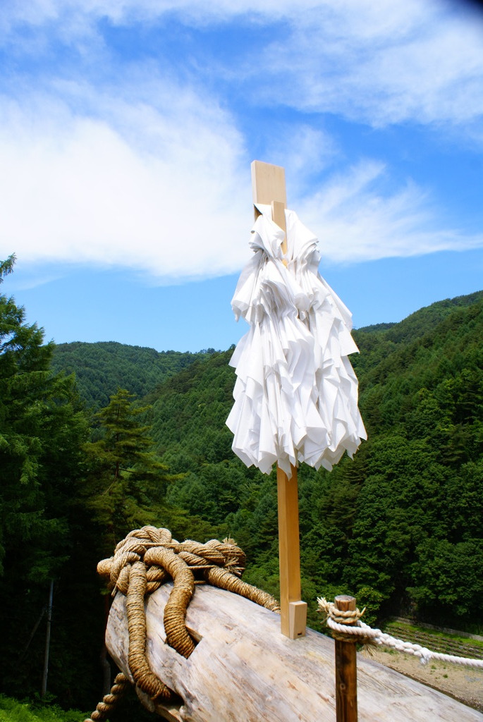 木落し坂より望む