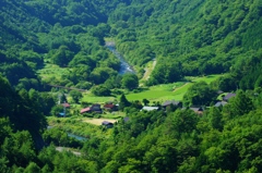 夏色の山里