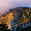 暮れる大山