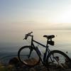私のクロスバイクIN琵琶湖