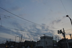 夕焼け後